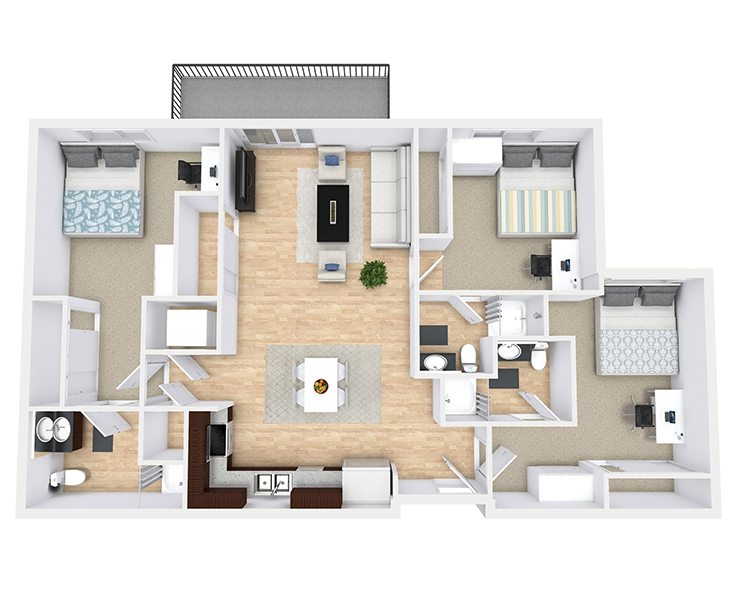 3x3a floorplan image