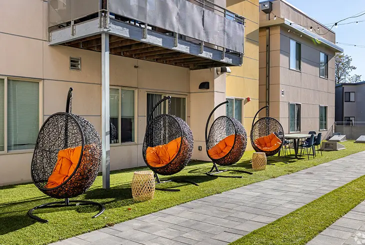 outdoor lounge